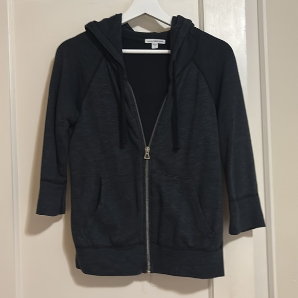 James Perse black zip up hoodie. Size 1 - Picture 1 of 7